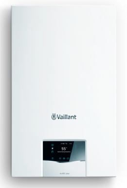 Vaillant ecoTEC plus boiler on a white background